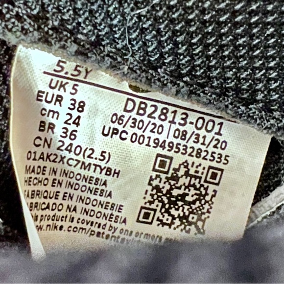 Youth 5.5 Nike Air Force 1 Low Recycled - Picture 5 of 6